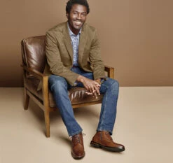 Washed Cotton Blazer -Johnston Murphy Store 491819 master 2