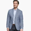 Washed Linen-Blend Blazer
