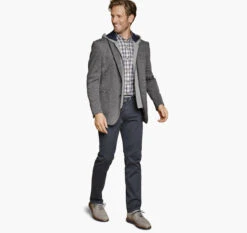 XC Flex® Knit Blazer With Removable Hooded Bib -Johnston Murphy Store 491930 master 4