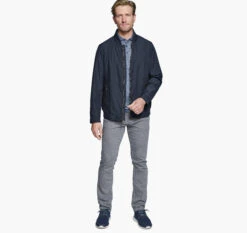 XC4® Knit-Collar Jacket -Johnston Murphy Store 493251 master 2