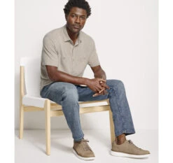 Double Pocket Knit Shirt -Johnston Murphy Store 746433 master 3