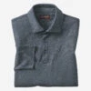 Knit Jacquard Long-Sleeve Polo -Johnston Murphy Store 748079 master