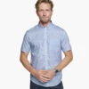 Printed Short-Sleeve Shirt -Johnston Murphy Store 749682 master