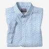 Cotton-Linen Short-Sleeve Print Shirt -Johnston Murphy Store 749706 master
