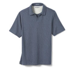 Vintage Slub V-Neck Polo -Johnston Murphy Store 749799 master 2