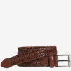 Stretch Leather Braided Belt 2 Stretch Leather Braided Belt -Johnston Murphy Store 757725 master