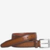 Burnished Leather Belt 1 Burnished Leather Belt -Johnston Murphy Store 758080 master