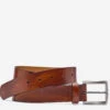 Hand-Stained Flat-Edge Belt -Johnston Murphy Store 758563 master