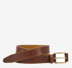 Western Pebbled Leather Belt