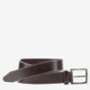 Waxy Gray-Edged Leather Belt -Johnston Murphy Store 758692 master
